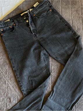 Levi's Wedgie Black Jeans